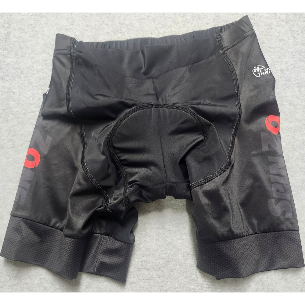 Hyper Threads Cycling Shorts Mens XL Padded Bike Shorts Black Compression Spin